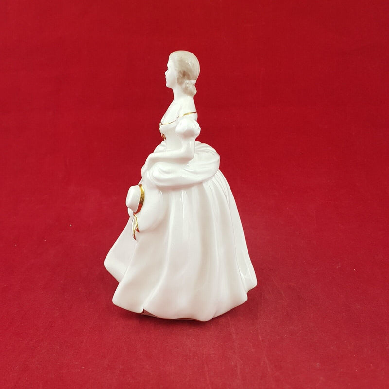 Coalport Figurine Girl with Hat in Hand - 7258 CP