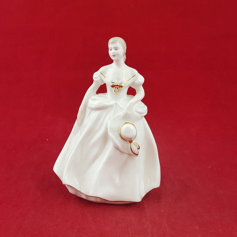 Coalport Figurine Girl with Hat in Hand - 7258 CP