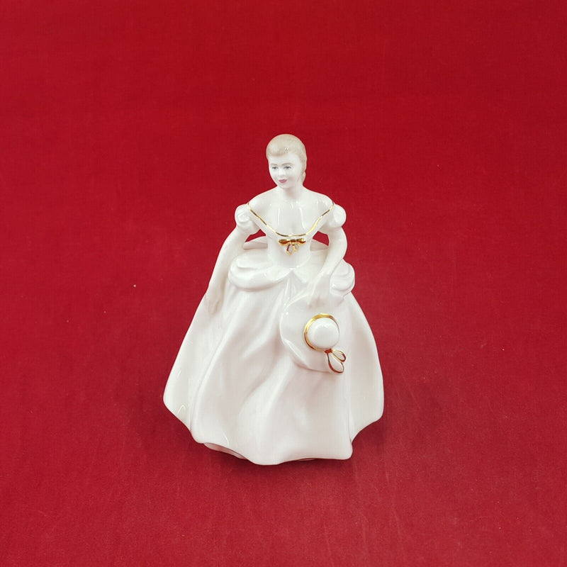 Coalport Figurine Girl with Hat in Hand - 7258 CP