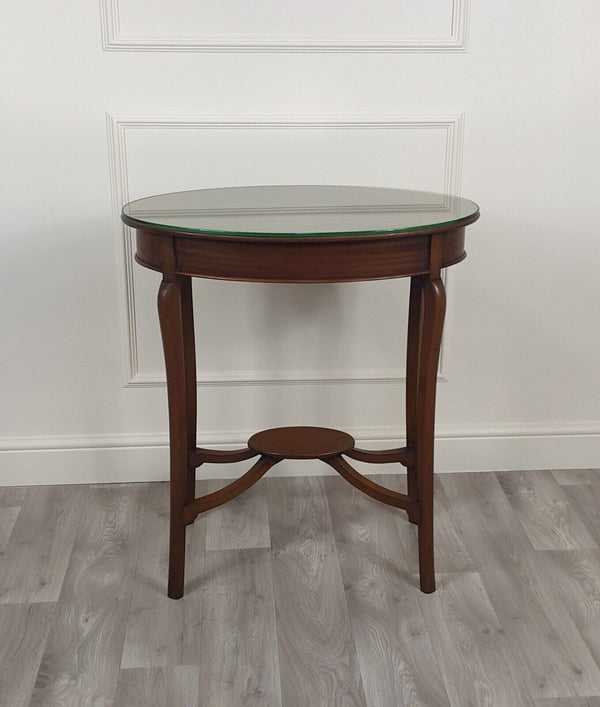 Edwardian Mahogany Oval Occasional Table - F112