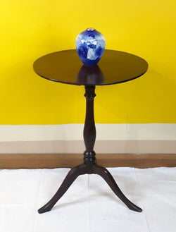 19th Century Mahogany Circular Stem Table - F119