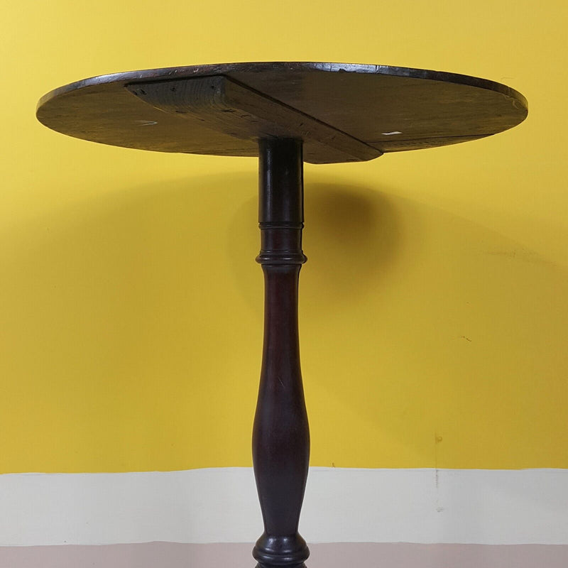 19th Century Mahogany Circular Stem Table - F119