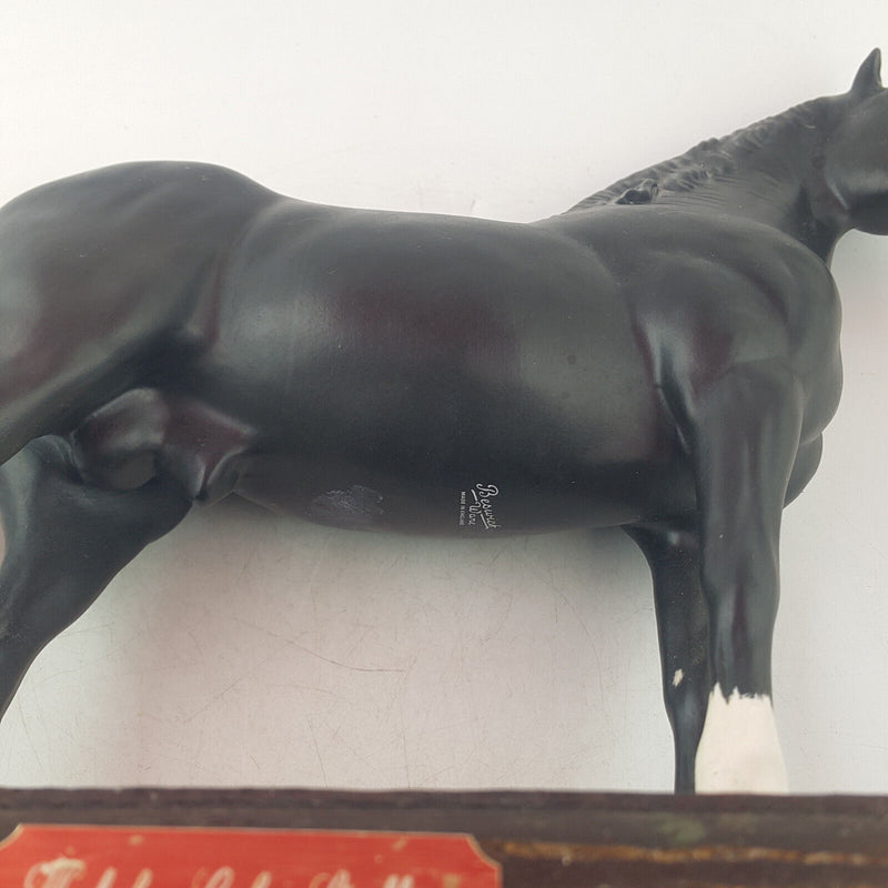 Beswick Horses - Welsh Cob Stallion A270 On Wooden Plinth - BSK 3643