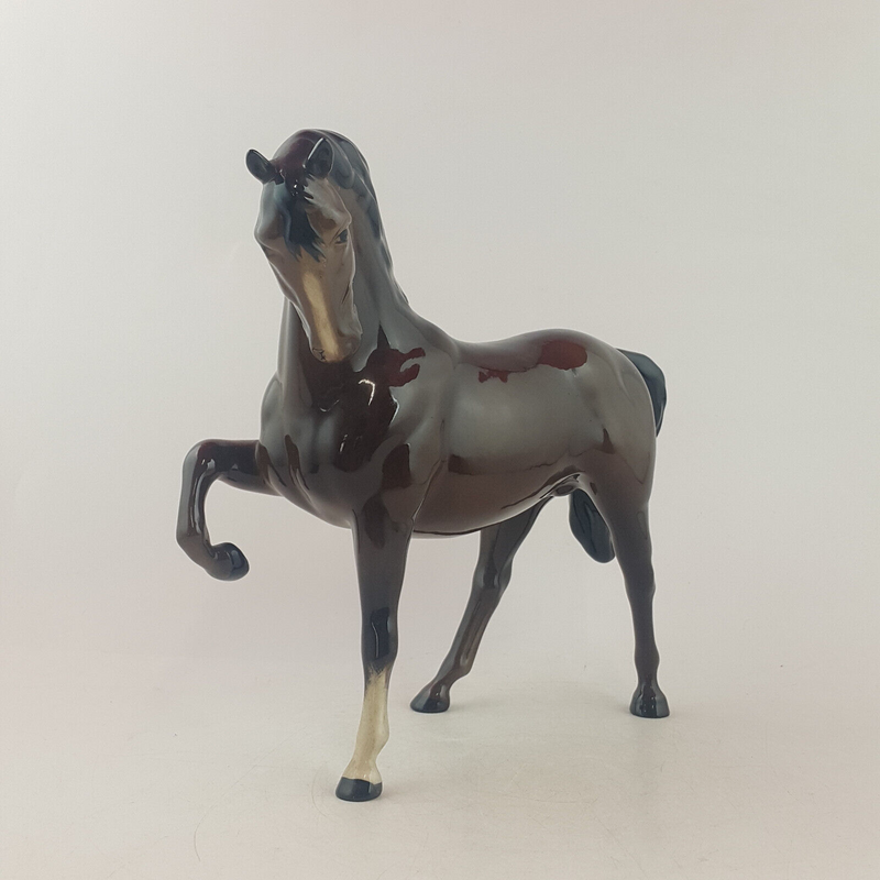 Royal Doulton Horses - Head Tucked Leg Up Stallion DA51 - RD 3634