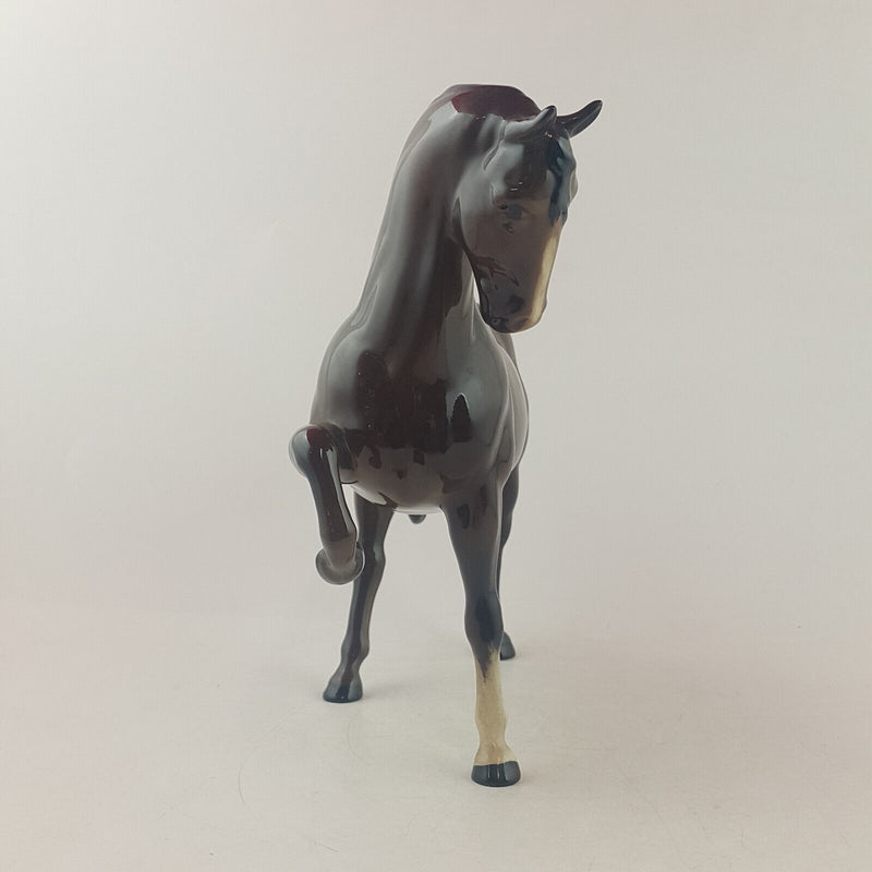 Royal Doulton Horses - Head Tucked Leg Up Stallion DA51 - RD 3634