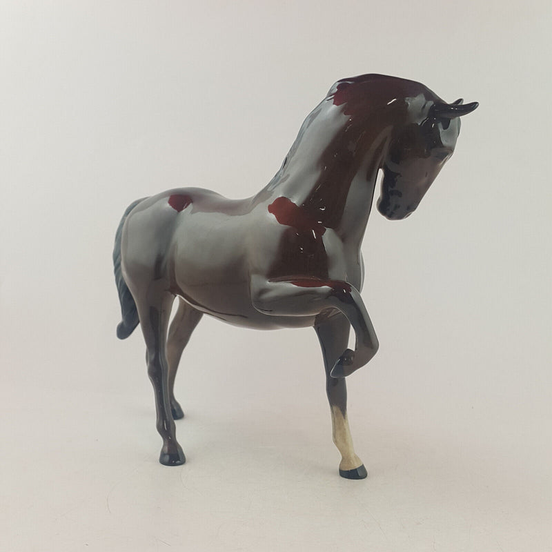 Royal Doulton Horses - Head Tucked Leg Up Stallion DA51 - RD 3634