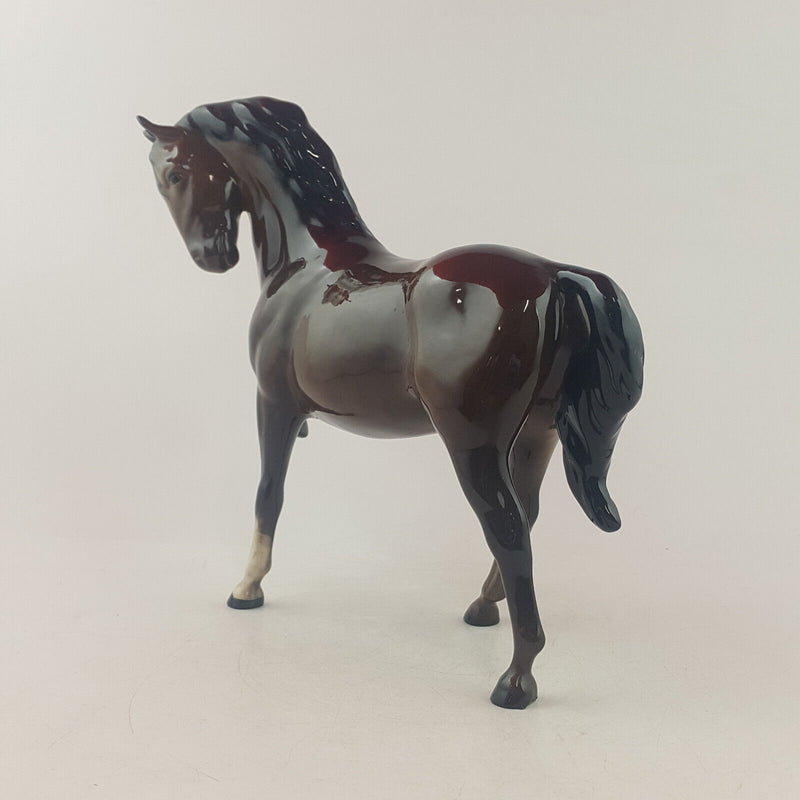 Royal Doulton Horses - Head Tucked Leg Up Stallion DA51 - RD 3634