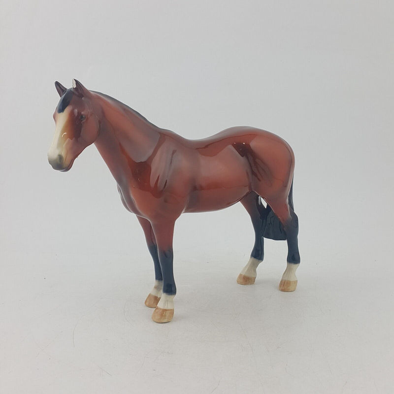 John Beswick Horse Figurine Racehorse (Chipped) - 9012 BSK