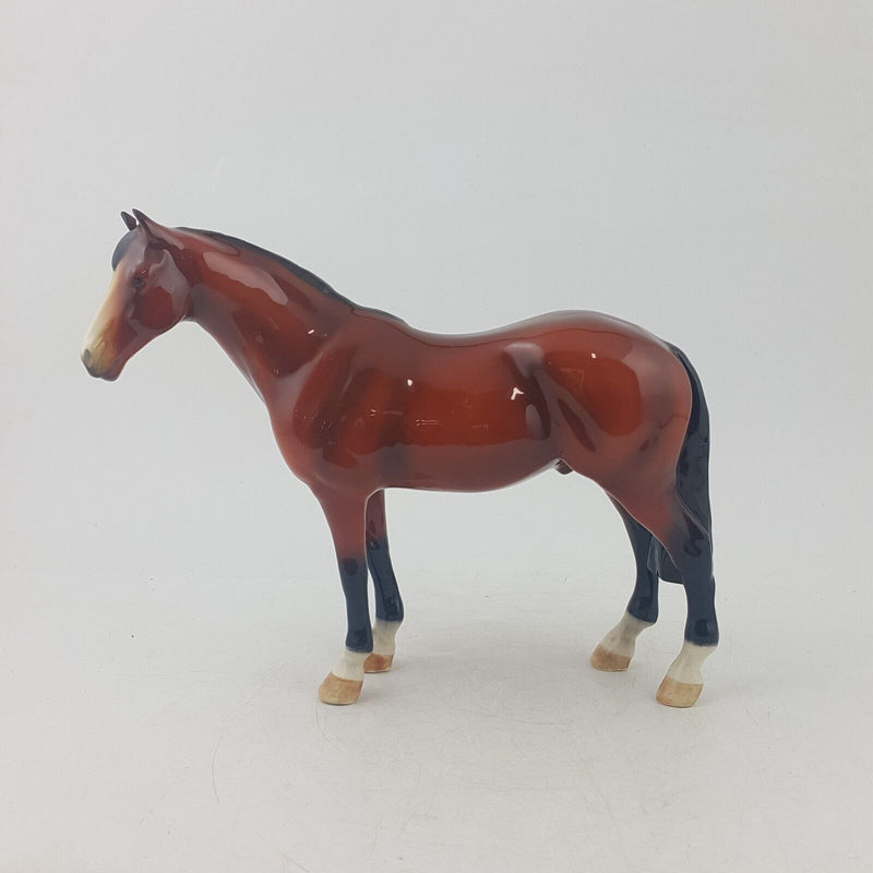 John Beswick Horse Figurine Racehorse (Chipped) - 9012 BSK