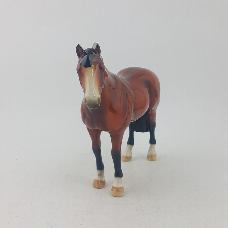 John Beswick Horse Figurine Racehorse (Chipped) - 9012 BSK