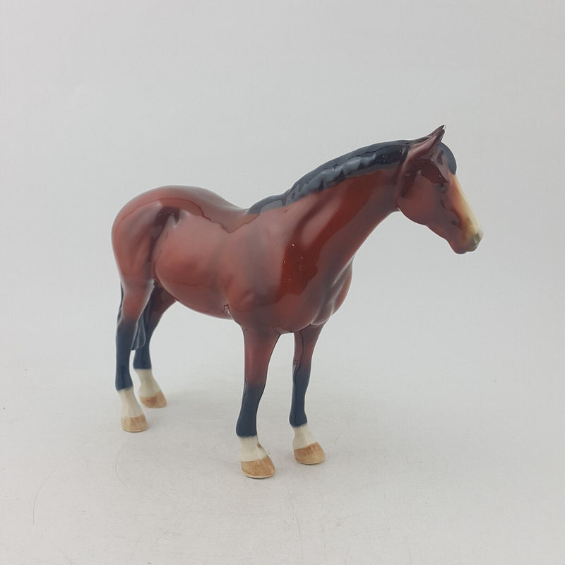 John Beswick Horse Figurine Racehorse (Chipped) - 9012 BSK