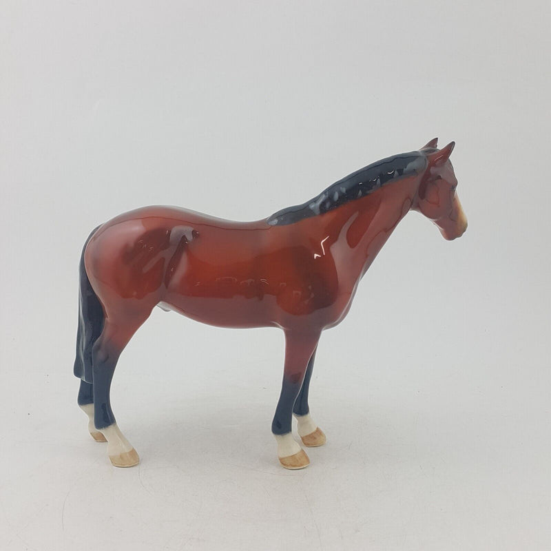 John Beswick Horse Figurine Racehorse (Chipped) - 9012 BSK