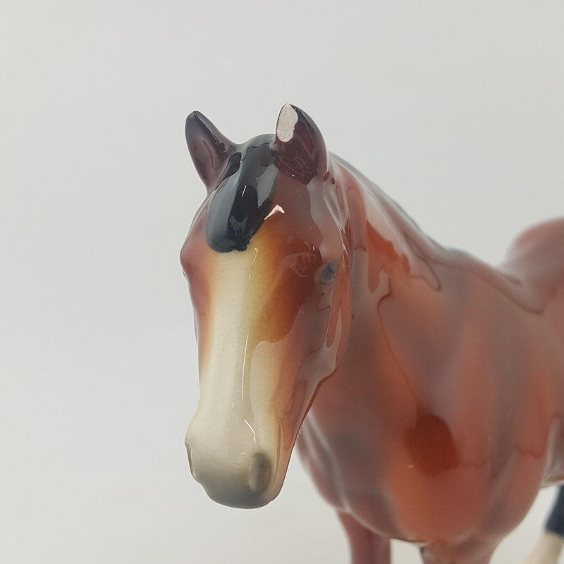 John Beswick Horse Figurine Racehorse (Chipped) - 9012 BSK