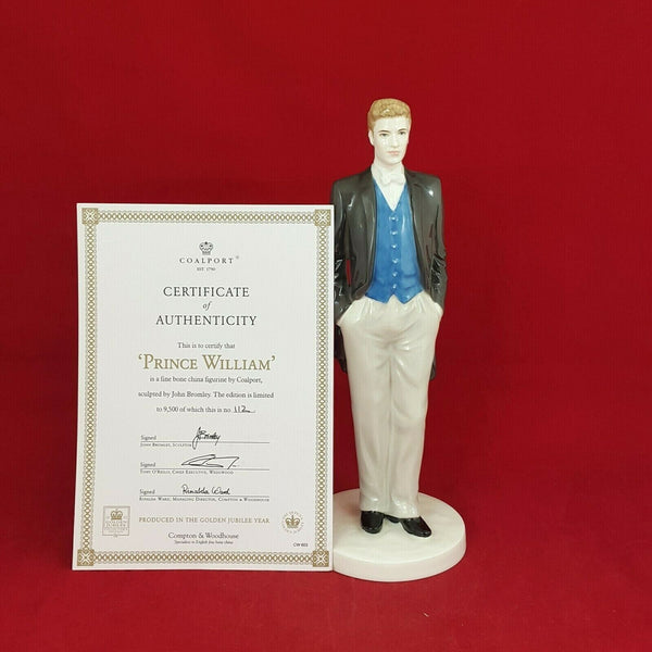 Coalport Figurine Prince William With CoA - 6271 CP