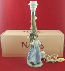 Lladro Nao 1084 My Winged Friend Table lamp Boxed - 8976 L/N