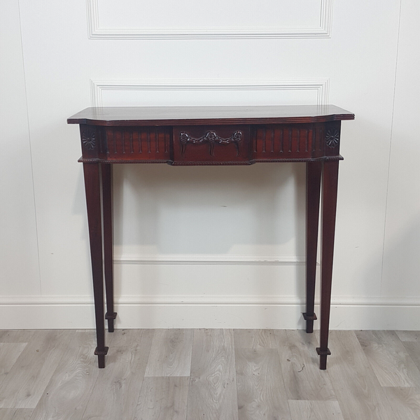 Antique Mahogany Console Side / Hallway Table - F356