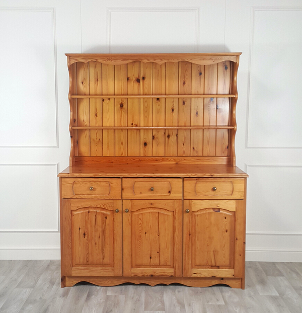 Vintage Large Solid Pine Dresser - F352