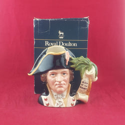 Royal Doulton Large Character Jug D6967 Captain Bligh Boxed - 9068 RD