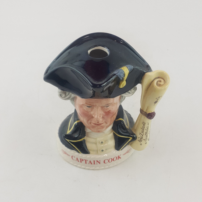 Royal Doulton Whiskey Container - Captain Cook | Jim Beam (empty) - RD 3695