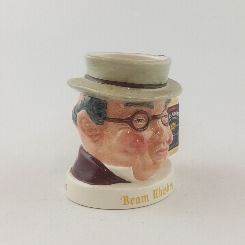 Royal Doulton Advertising Character Jug - Mr Pickwick | Beam Whiskey - RD 3696