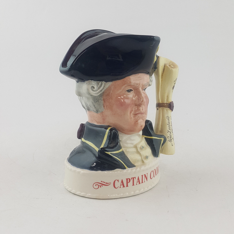 Royal Doulton Whiskey Container - Captain Cook | Jim Beam (empty) - RD 3695