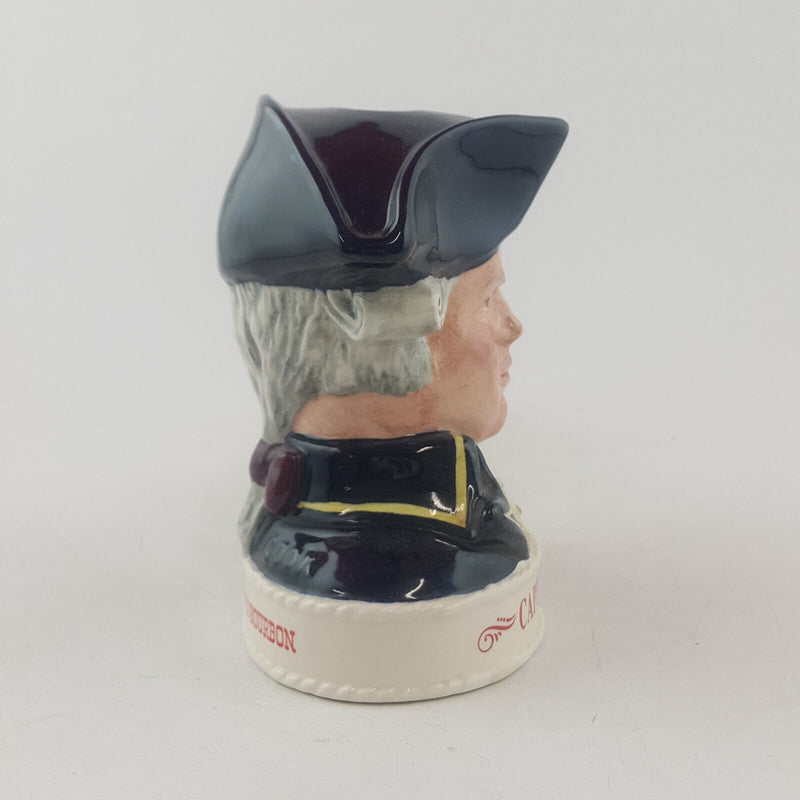 Royal Doulton Whiskey Container - Captain Cook | Jim Beam (empty) - RD 3695