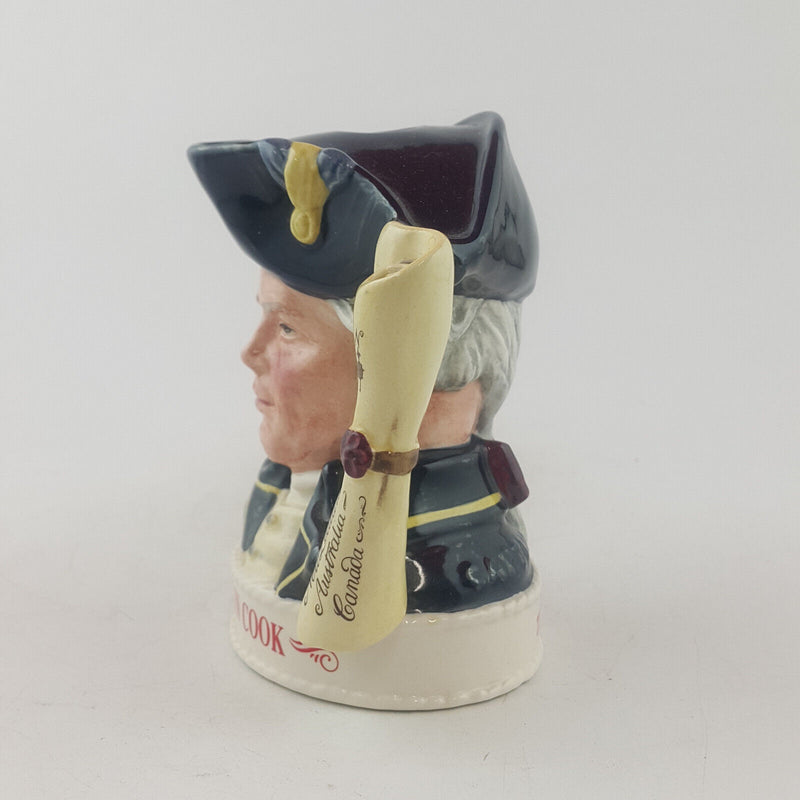 Royal Doulton Whiskey Container - Captain Cook | Jim Beam (empty) - RD 3695