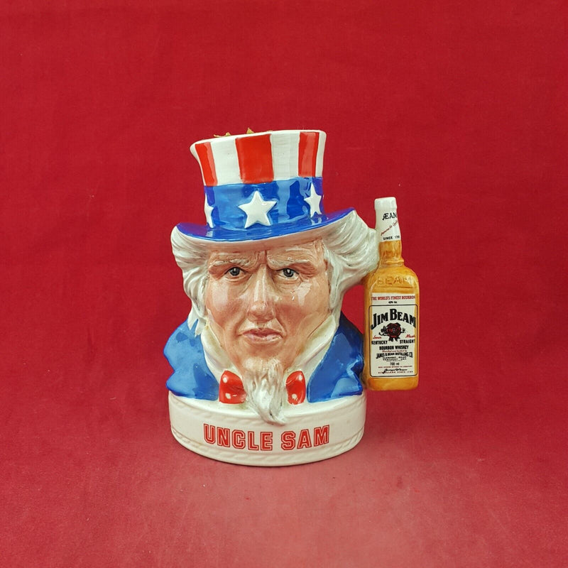 Royal Doulton Jim Beam Whiskey Toby Jug Pick-Kwik Wines (Empty) - 9055 RD