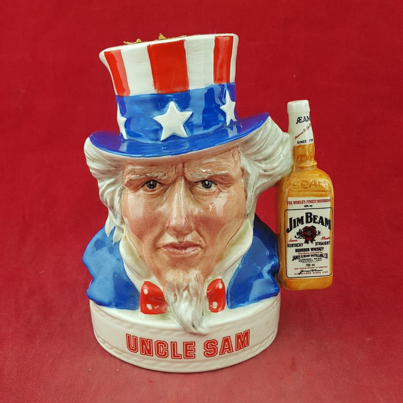 Royal Doulton Jim Beam Whiskey Toby Jug Pick-Kwik Wines (Empty) - 9055 RD