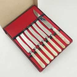 Made In Sheffield England Stainless Steel Knife Set - OA 3567