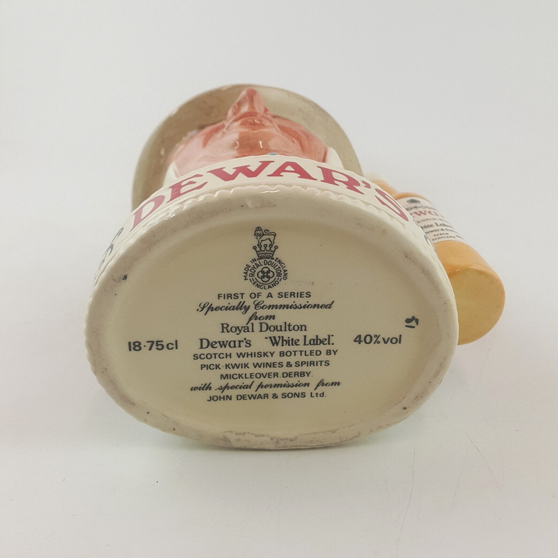 Royal Doulton Whiskey Container - Dewar's White Label (empty) - RD 3694