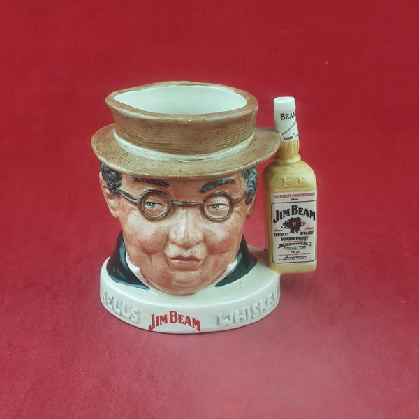 Royal Doulton Whiskey Toby Jug Jim Beam Mr.Pickwick - 9063 RD