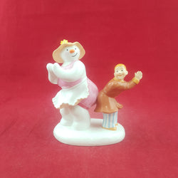 Coalport Figurine - The Snowman | Dance The Night Away (boxed) - CP 3702