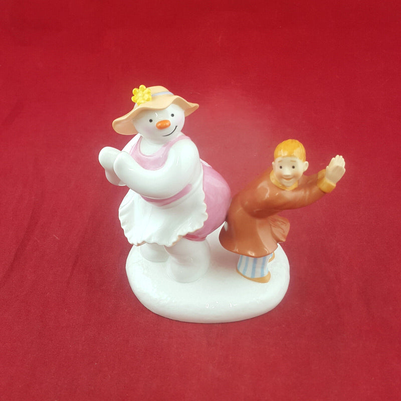 Coalport Figurine - The Snowman | Dance The Night Away (boxed) - CP 3702