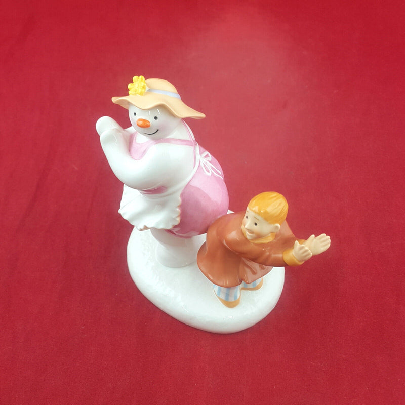 Coalport Figurine - The Snowman | Dance The Night Away (boxed) - CP 3702