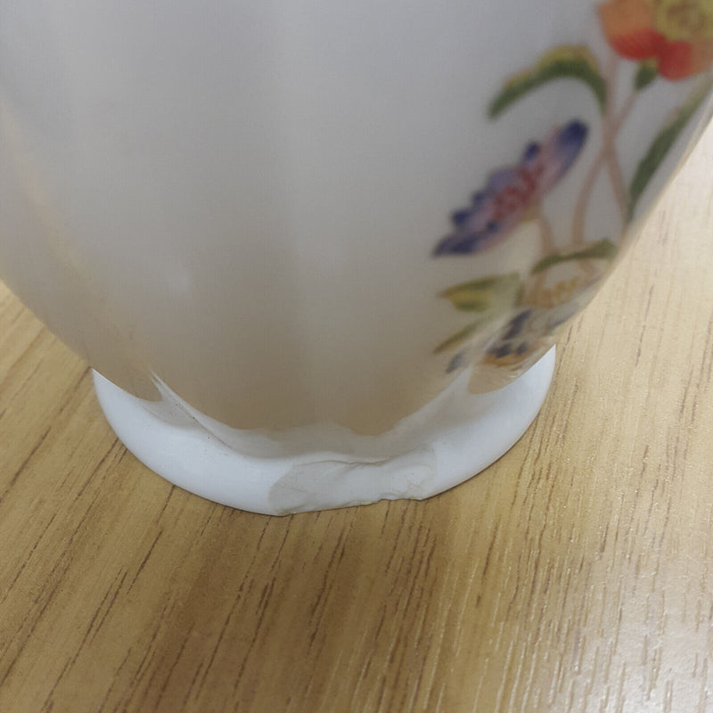 Aynsley Cottage Garden Flowers & Butterflies - Small Lidded Trinket Jar -chipped