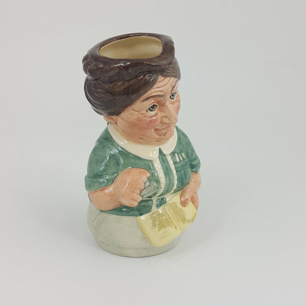 Royal Doulton Doultonville Toby Jug D6715 - Mrs Loan the Librarian - 5806 RD