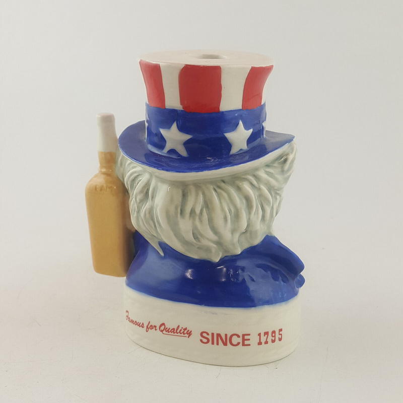 Royal Doulton Whiskey Container - Uncle Sam | Jim Beam (empty) - RD 3693