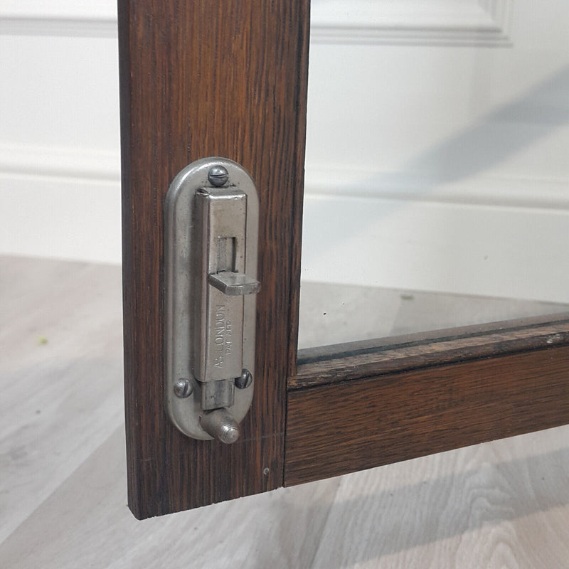 Vintage Mahogany Freestanding Bookcase With Twin Doors - F359