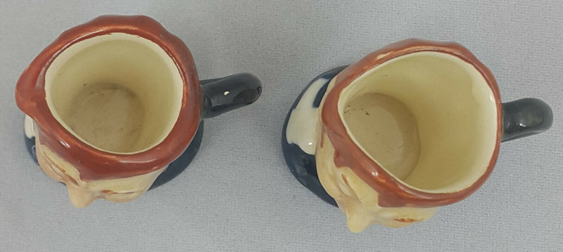 Royal Doulton Character Jug Pair Of Fat Boy D6142 Tiny