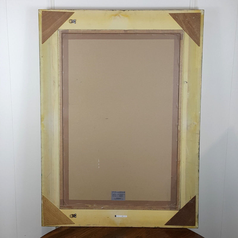 Large Antique Gilt Framed Hanging Wall Mirror - F301