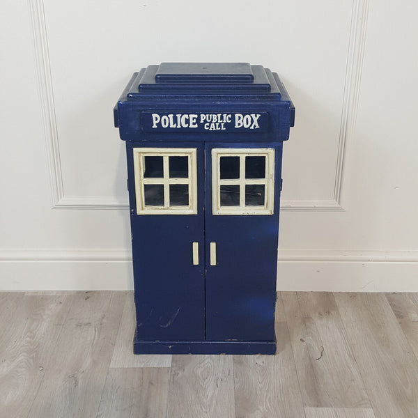 Doctor Who Tardis | Police Public Call Vintage Wooden Box 65cm - OA 3706