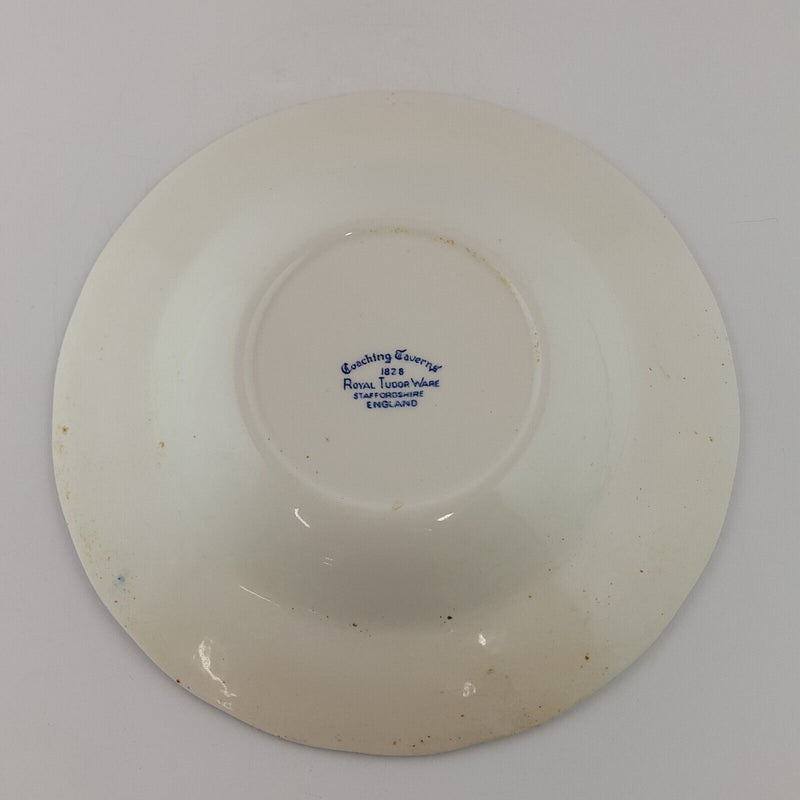 Royal Tudor Ware England - Coachings Taverns Dinner Plate 1828 - 7851 OA