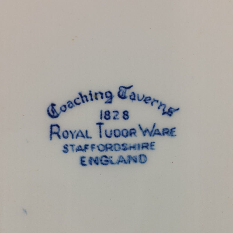 Royal Tudor Ware England - Coachings Taverns Dinner Plate 1828 - 7851 OA