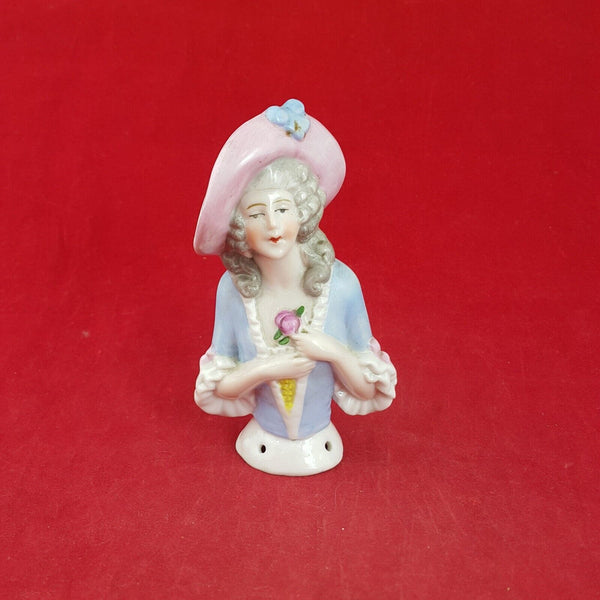 Vintage Porcelain Jolie Demi Figurine Pin Doll - 7182 OA