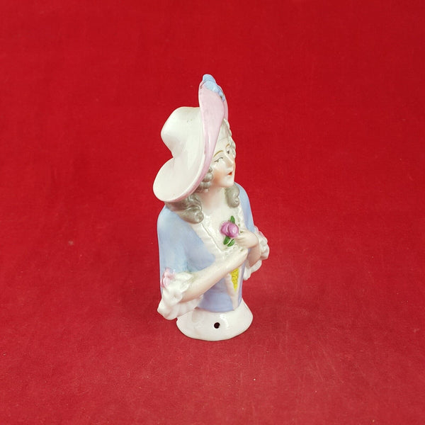 Vintage Porcelain Jolie Demi Figurine Pin Doll - 7182 OA