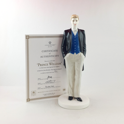 Coalport Figurine - Prince William (with CoA) - CP 3300