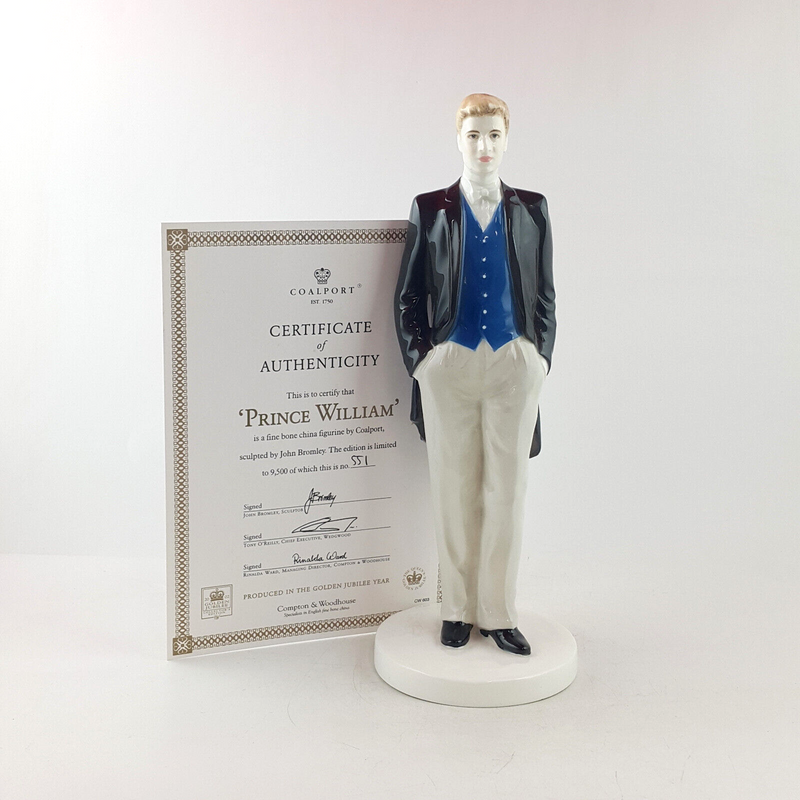 Coalport Figurine - Prince William (with CoA) - CP 3300