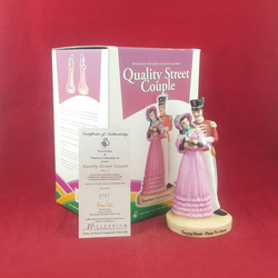 Royal Doulton Advertising Character - Quality Street Couple MCL13 (boxed/CoA) -