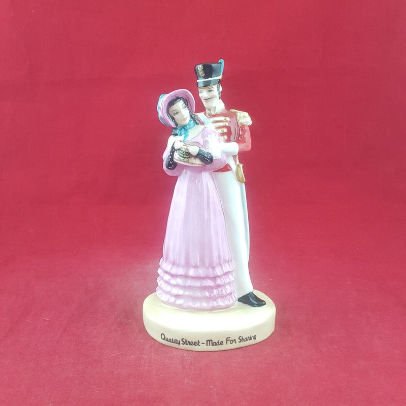 Royal Doulton Advertising Character - Quality Street Couple MCL13 (boxed/CoA) -